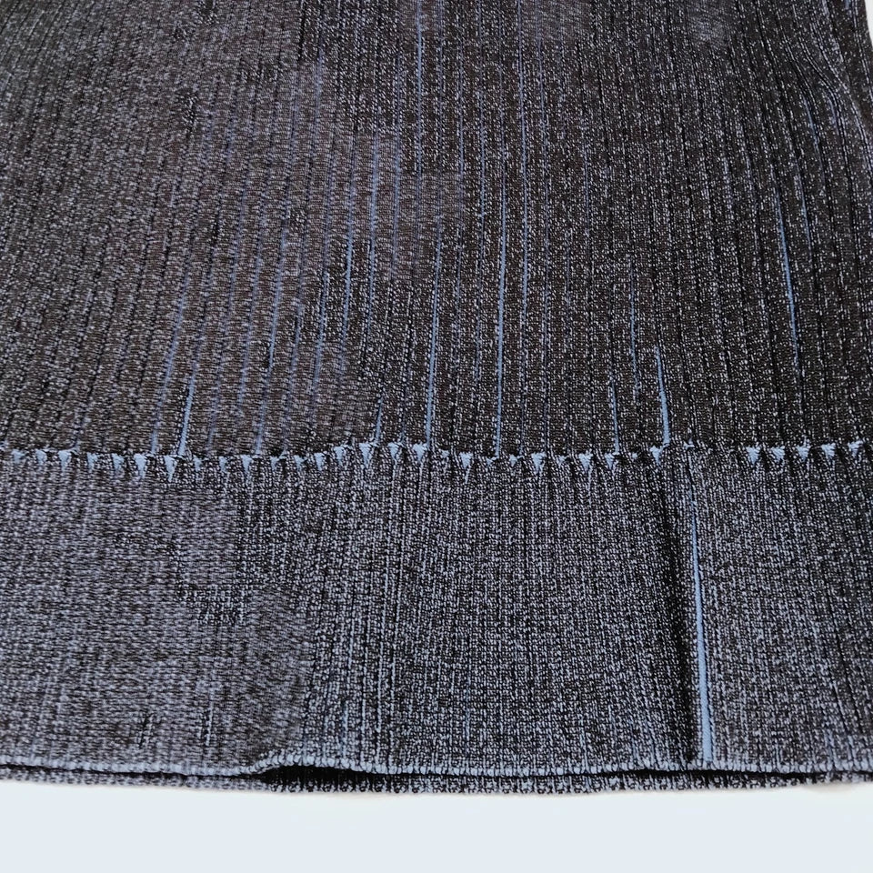 Gucci Italy. Blue Rayon Blend Tie Sweater Top