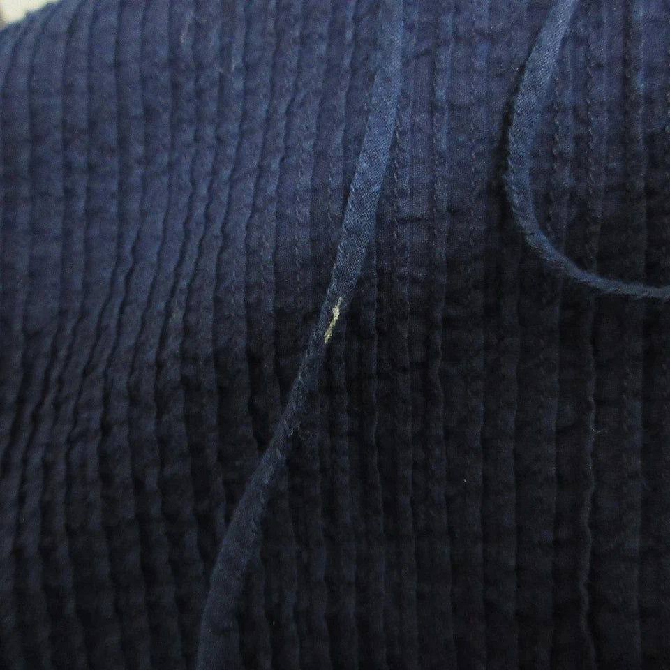 45RPM R by 45rpm JAPAN. Indigo Pleated Wrap Skirt