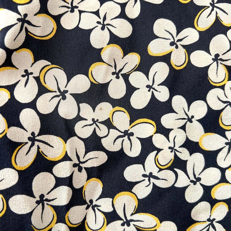 Marni Italy. Floral Print Silk Cutout-Back Shift Mini Dress