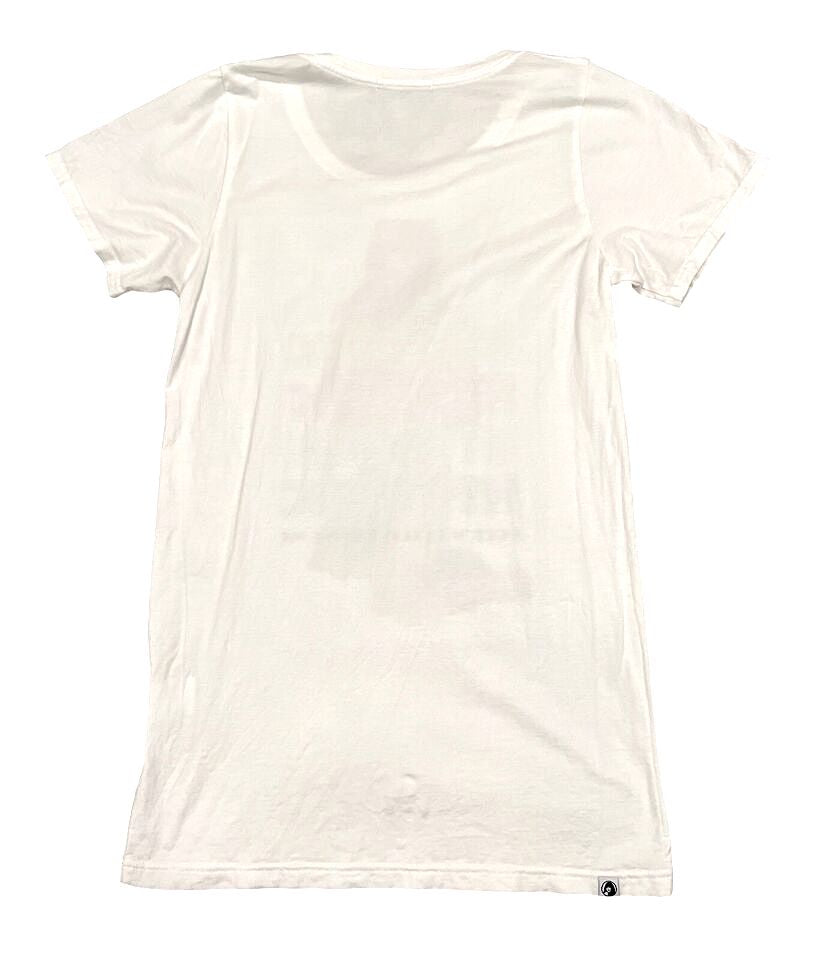 Hysteric Glamour “Rock ‘N’ Roll is Killing Me” White Long Tee/Tunic