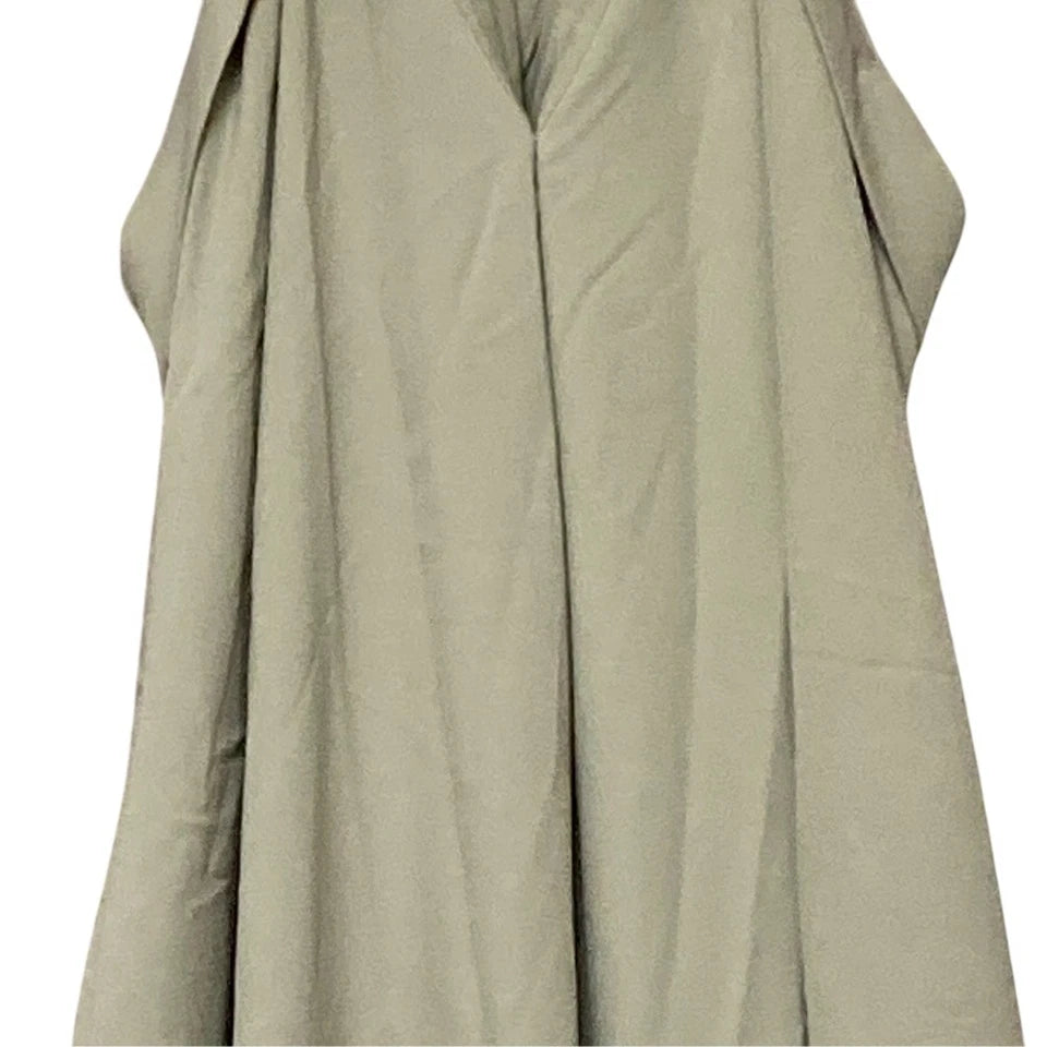 STYLEMIXER JAPAN. 23AW COLLECTION. Khaki Hanging Tuck Cami Slip Dress