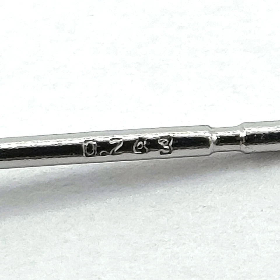 Vintage Jewelry London Estate Platinum Natural Diamond 0.533ct Pierced Earrings Platinum