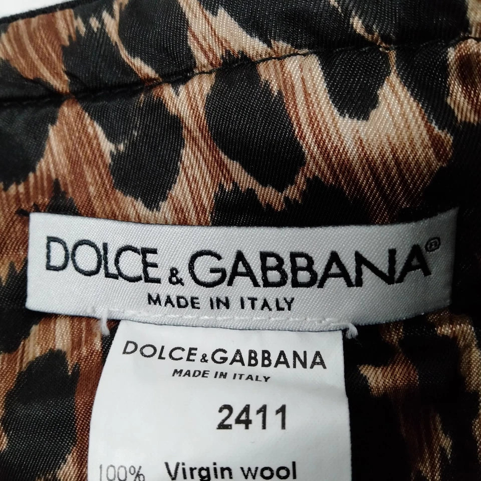 DOLCE&GABBANA. D&G Black Wool Skirt
