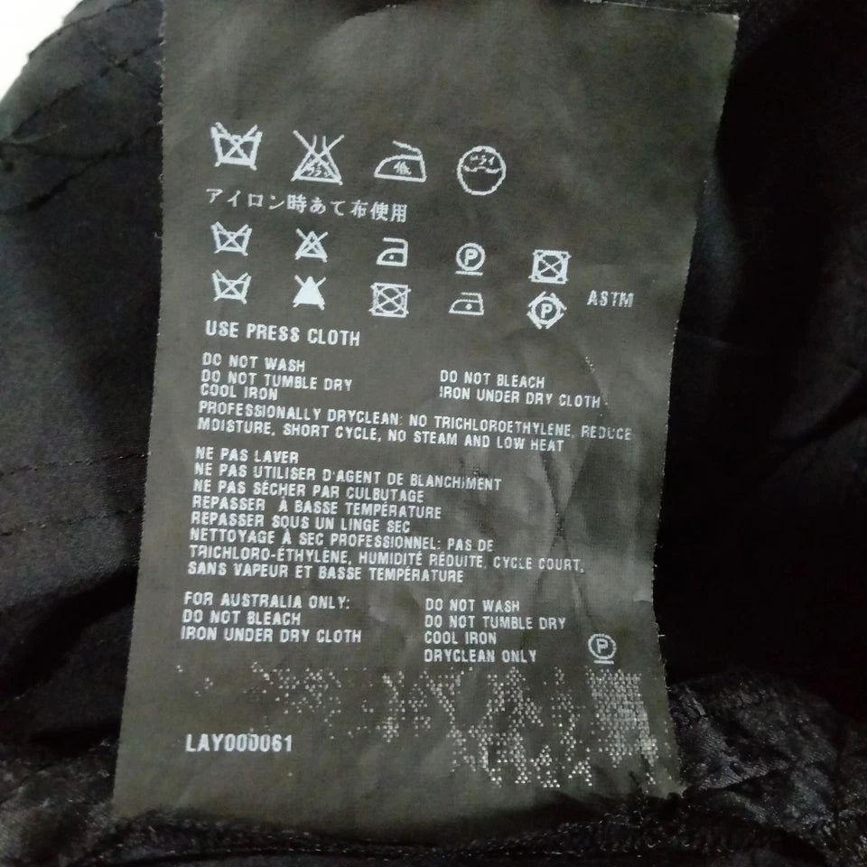 Prada Italy. Black Silk Ruffle Top