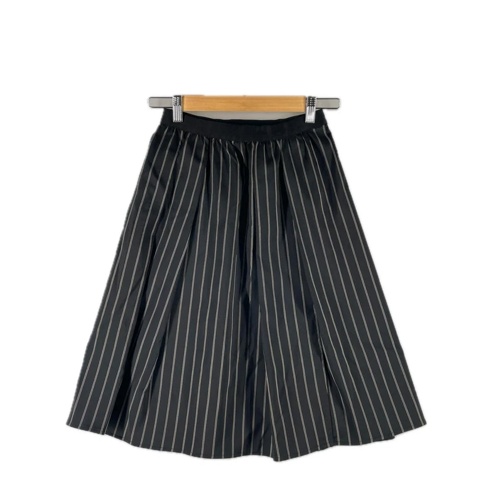 GALLARDAGALANTE JAPAN. NEW. Black Pin Stripe Skirt