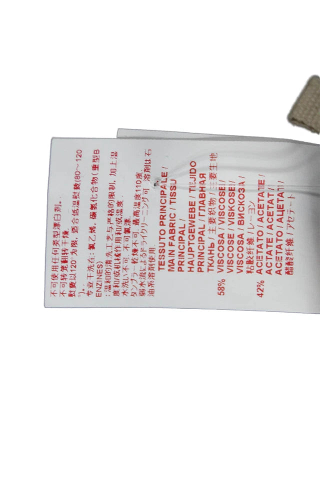 Marni Italy. Black Viscose Twist Knot V Neck Long Sleeves Mini Dress/Tunic