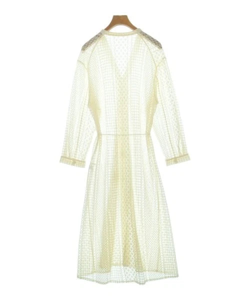 BEAUTY&YOUTH UNITED ARROWS JAPAN. Patterned Ivory Shirt Dress