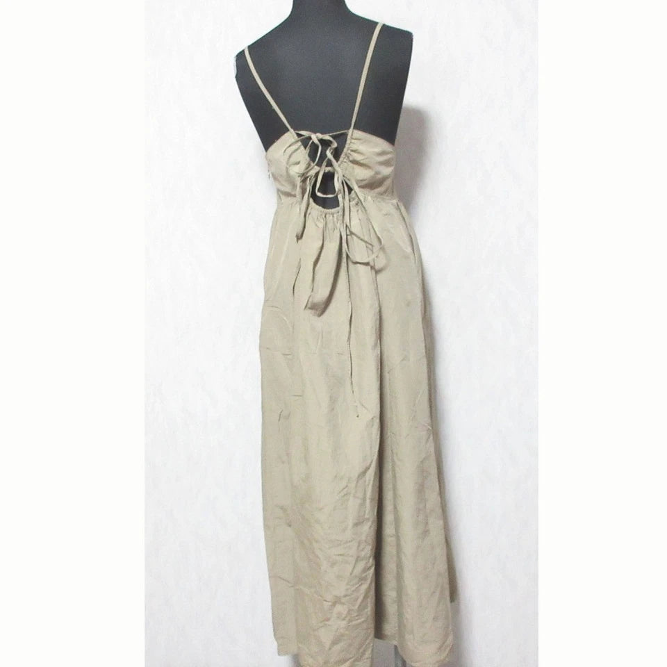 BEAUTY&YOUTH United Arrows Japan. Mocha Color Backhole Cami Slip Dress