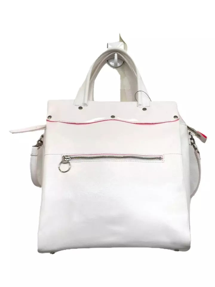 COMME des GARCONS JAPAN. TRICOT. White PVC 2way Shoulder Tote bag from Japan
