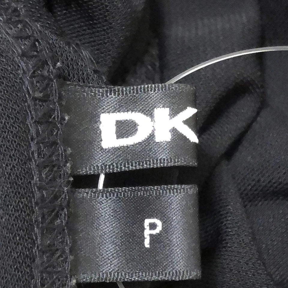 Donna Karan NY. DKNY. Black Viscose Blend Long Dress