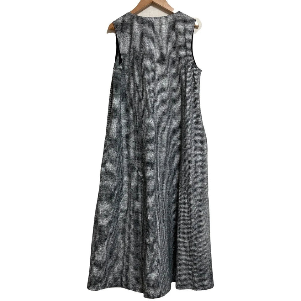 UNITED ARROWS JAPAN. Gray Houndstooth Dress
