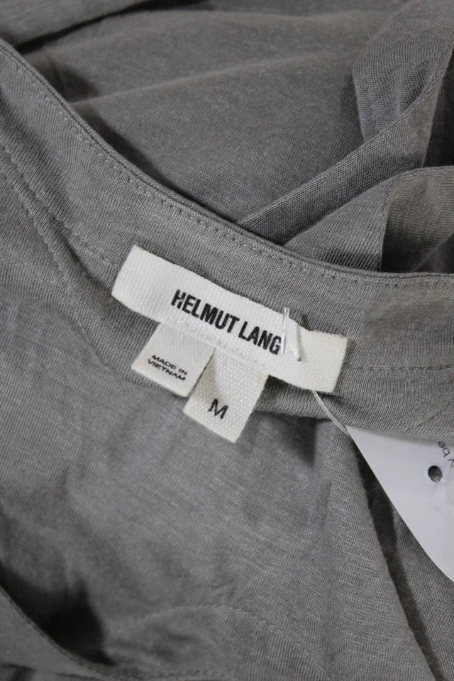 Helmut Lang NY. Gray Scoop Neck Sleeveless Shift Dress