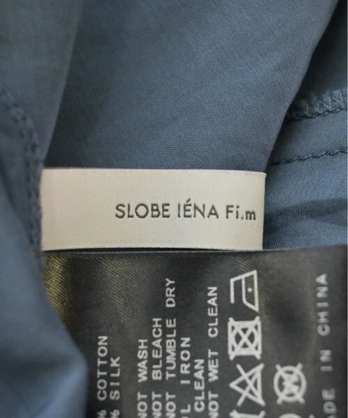 IENA: SLOBE IENA Paris/Japan. Blues Layers Tie Wrap Slip Dress