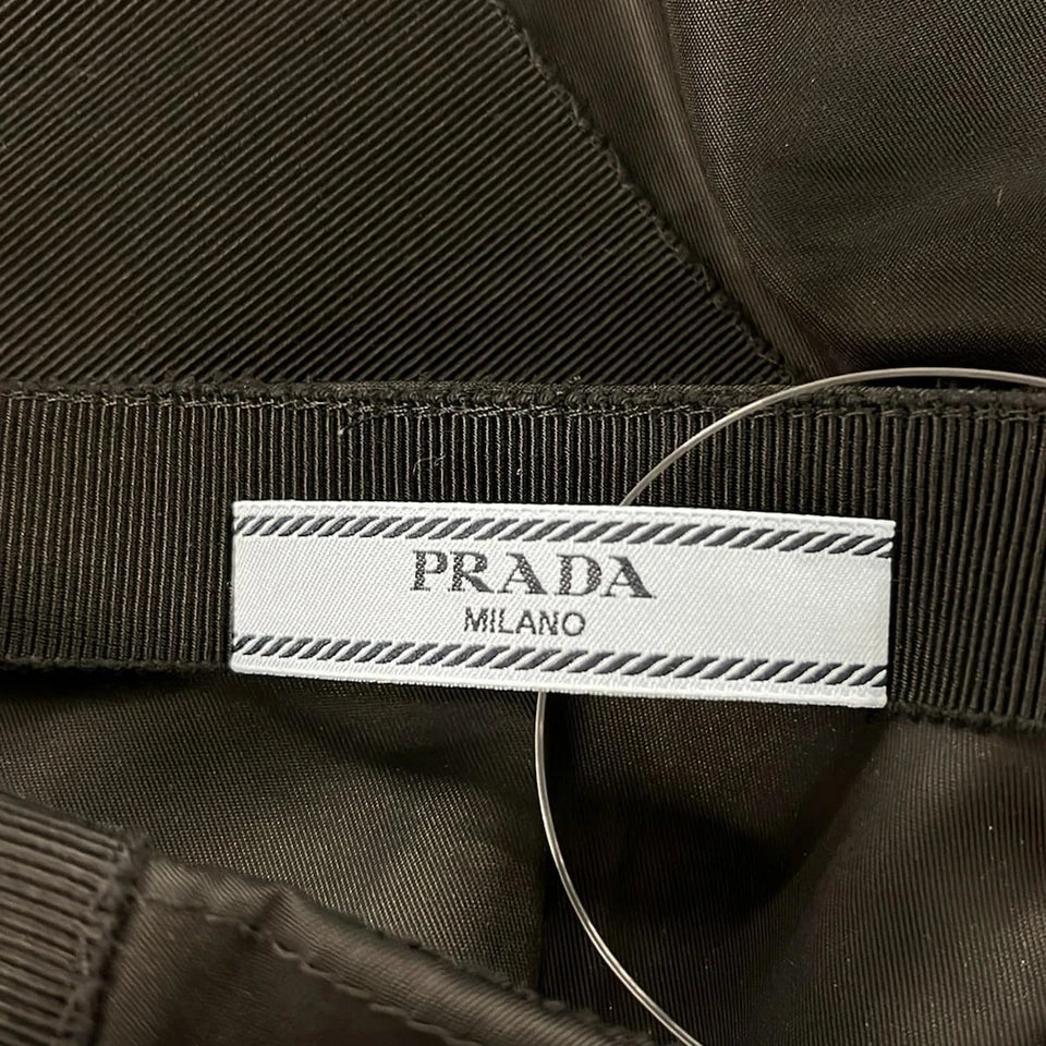 PRADA ITALY. Black Knee Length Skirt