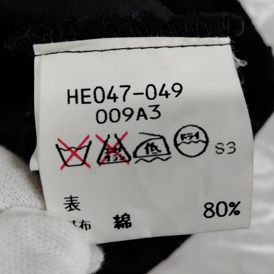 Yves Saint Laurent Paris. Black Nylon/Cotton Skirt