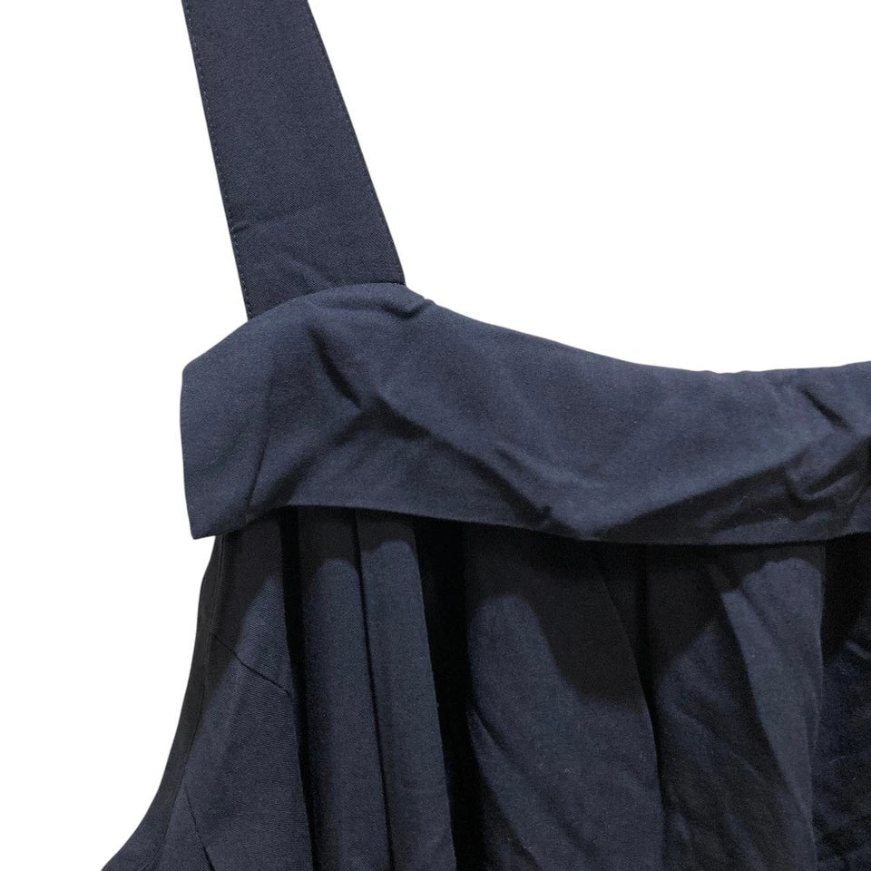 Yohji Yamamoto Japan. Y's for living Navy Rayon Sleeveless Long Dress