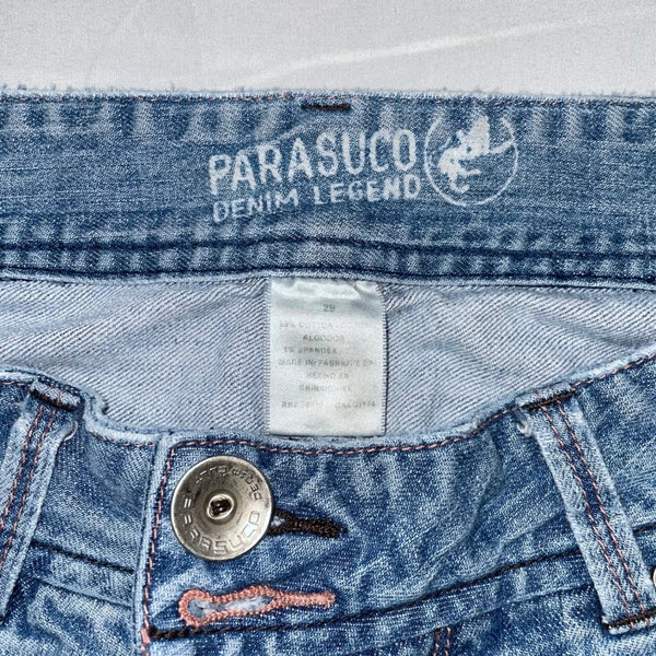 parasuco denim dress Parasuco Italy. Vintage Low Rise Y2K Blue Denim Legend Flare Jeans