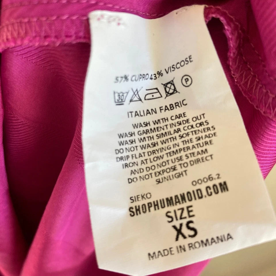 Humanoid Amsterdam. NEW W.TAG. Peony Pink Cupro Viscose Sleeveless Maxi Sieko Dress