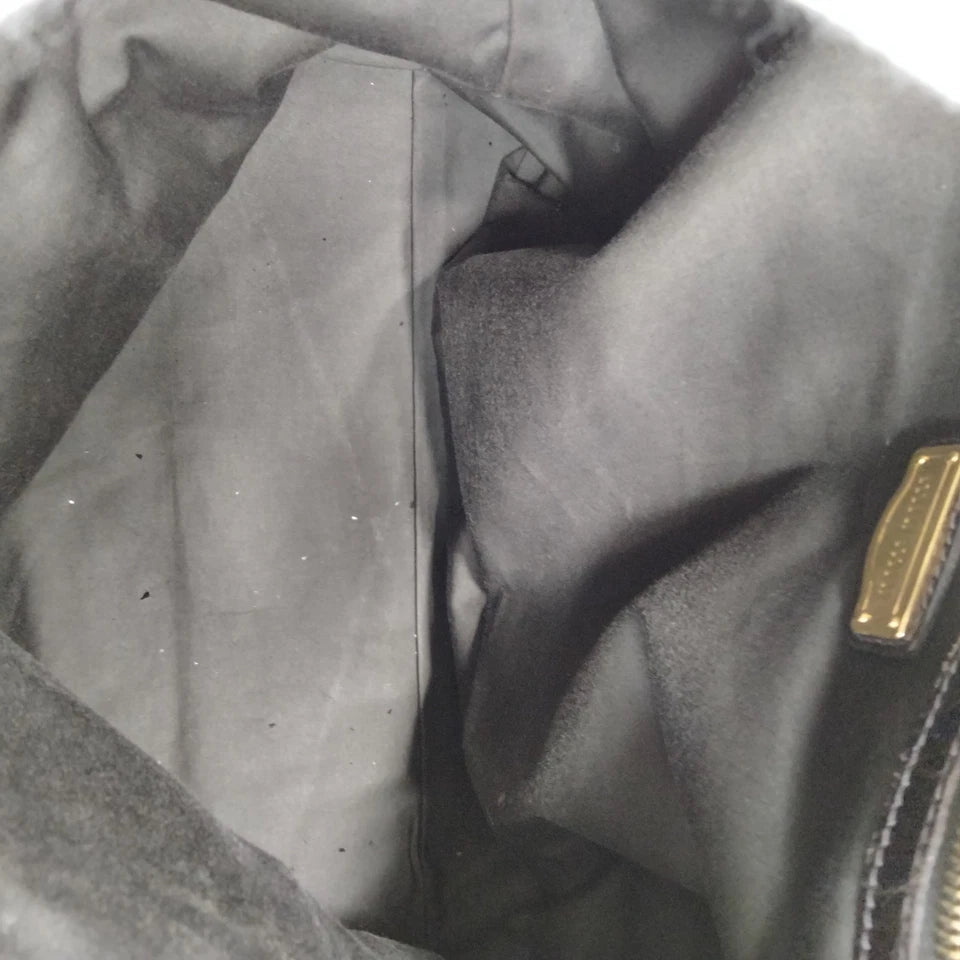 Miu Miu Italy. Brown Croc Pattern Leather Shoulder Bag / Hand Bag / Crossbody Bag