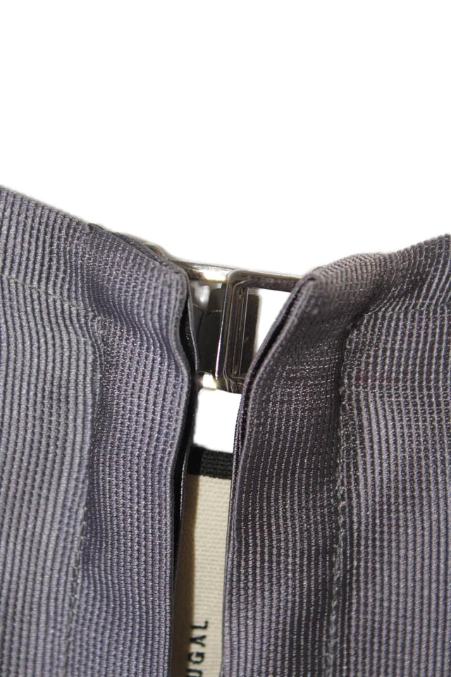 Marni Italy. Amethyst Color Sleeveless A Line Asymmetrical Dress