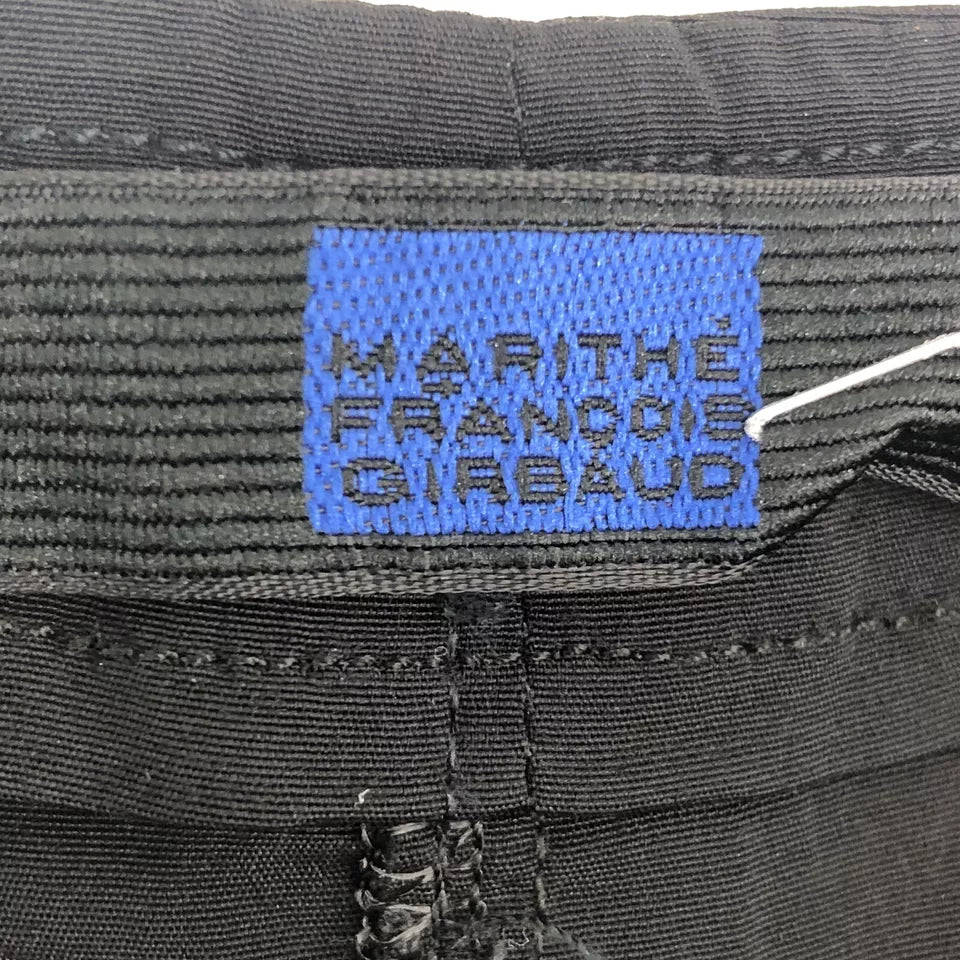 Marithe Francois Girbaud Paris. Black Button Up Sleeveless Maxi Dress