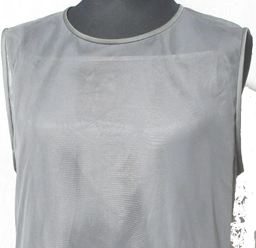 SLOBE IENA JAPAN. 23AW COLLECTION. Grey habi Tulle Ruffle Tiered Dress