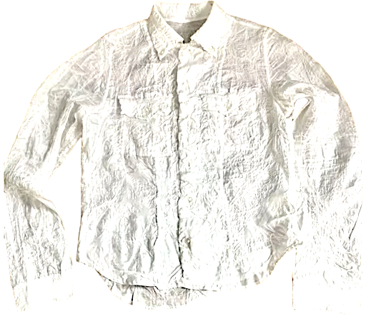 Kosuke Tsumara Japan. Elegant Semi-sheer Blouse Tongue Shirt/Blouse