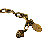 Marjorie Baer. Vtg. Metal Statement Copper Mixed/Metals Large Necklace