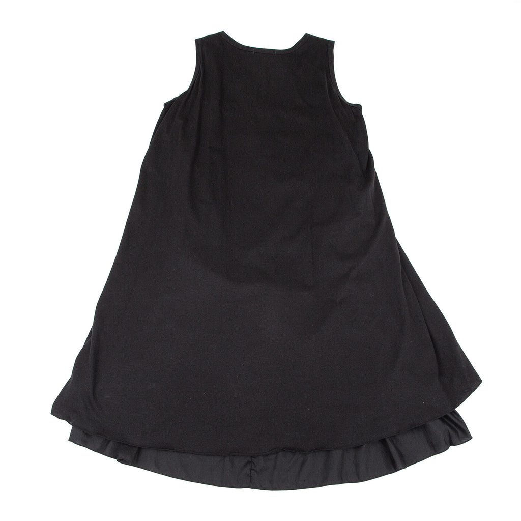 Frapbois Japan. New. NWT. Black Layered Sleeveless Dress
