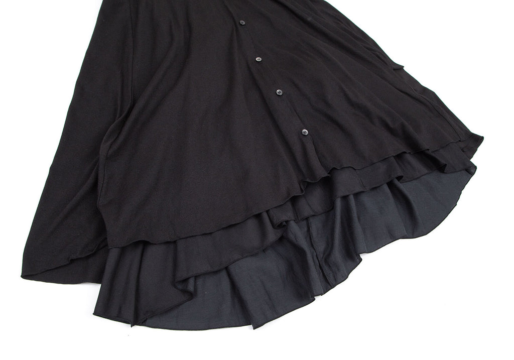 Frapbois Japan. New. NWT. Black Layered Sleeveless Dress