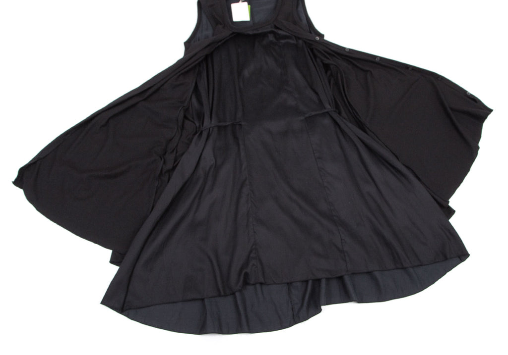 Frapbois Japan. New. NWT. Black Layered Sleeveless Dress