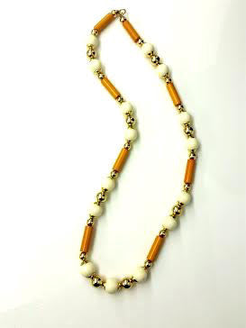 Dior. Paris. 1970 Bakelite Bead Necklace. Signed. - PILGRIM NEW YORK