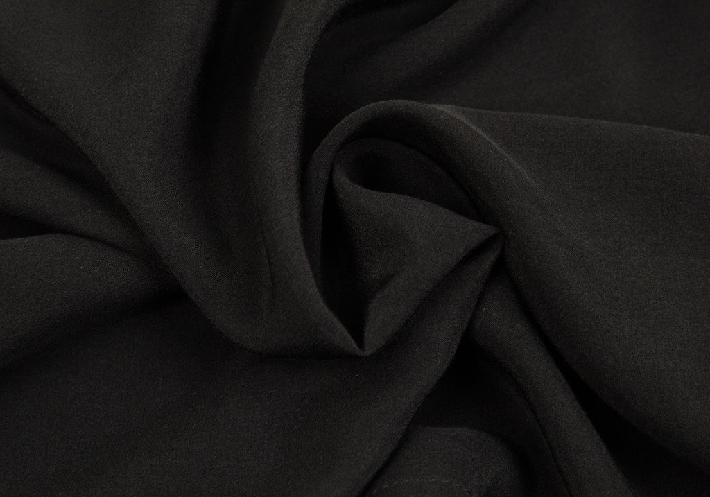 Bernhard Willhelm. Black Silk Dolman Sleeve Dress