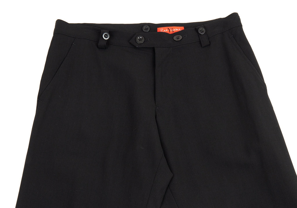 Yohji Yamamoto Japan. Y's Red Label Black Wool Pants