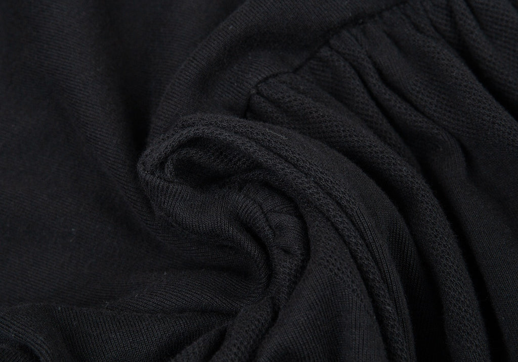 Yohji Yamamoto Japan. Black Y's for living Diamond Woven Sleeveless Dress