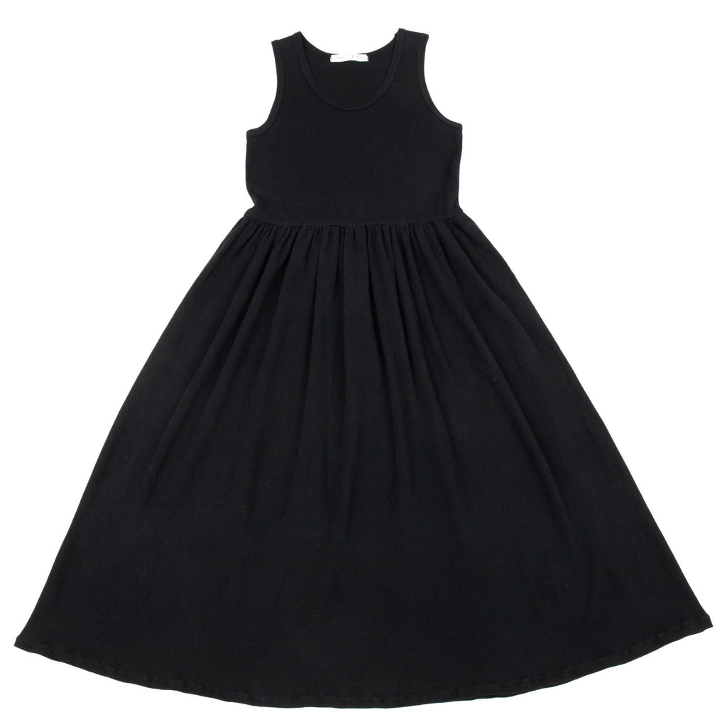 Yohji Yamamoto Japan. Black Y's for living Diamond Woven Sleeveless Dress