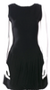 Azzedine Alaia Paris. Black Bateau Neckline Mini Dress
