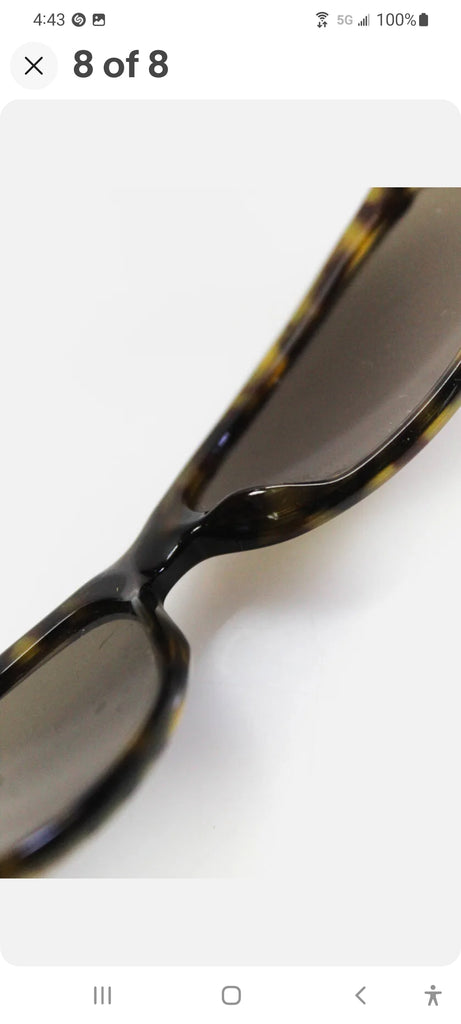 Gucci Italy. Logo Sunglasses Triangle shape Cat Eye Tinted Lenses