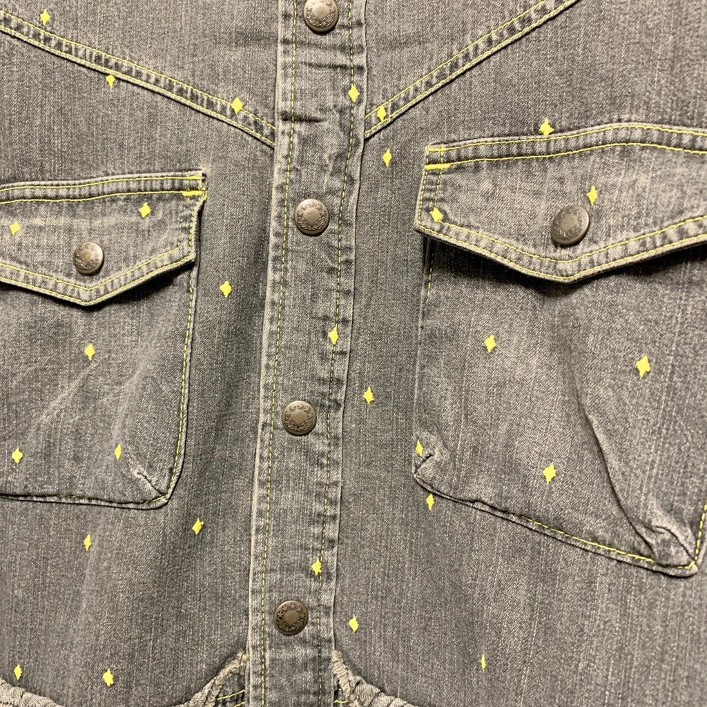 Undercover Jun Takahashi Japan. Yellow Diamond Embroidery Shirt