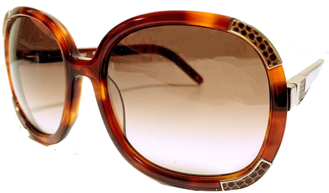 Tom Ford NY.  NEW. NWOT. Shiny Black Criss-Cross Gradient Lenses 64mm Sunglasses