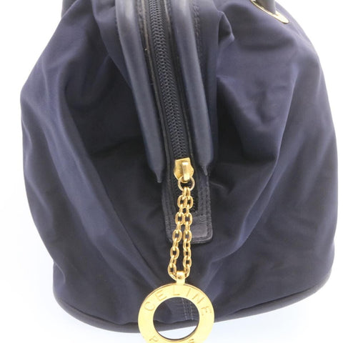 CELINE Paris. Black Leather Hand Bag / Shoulder Bag