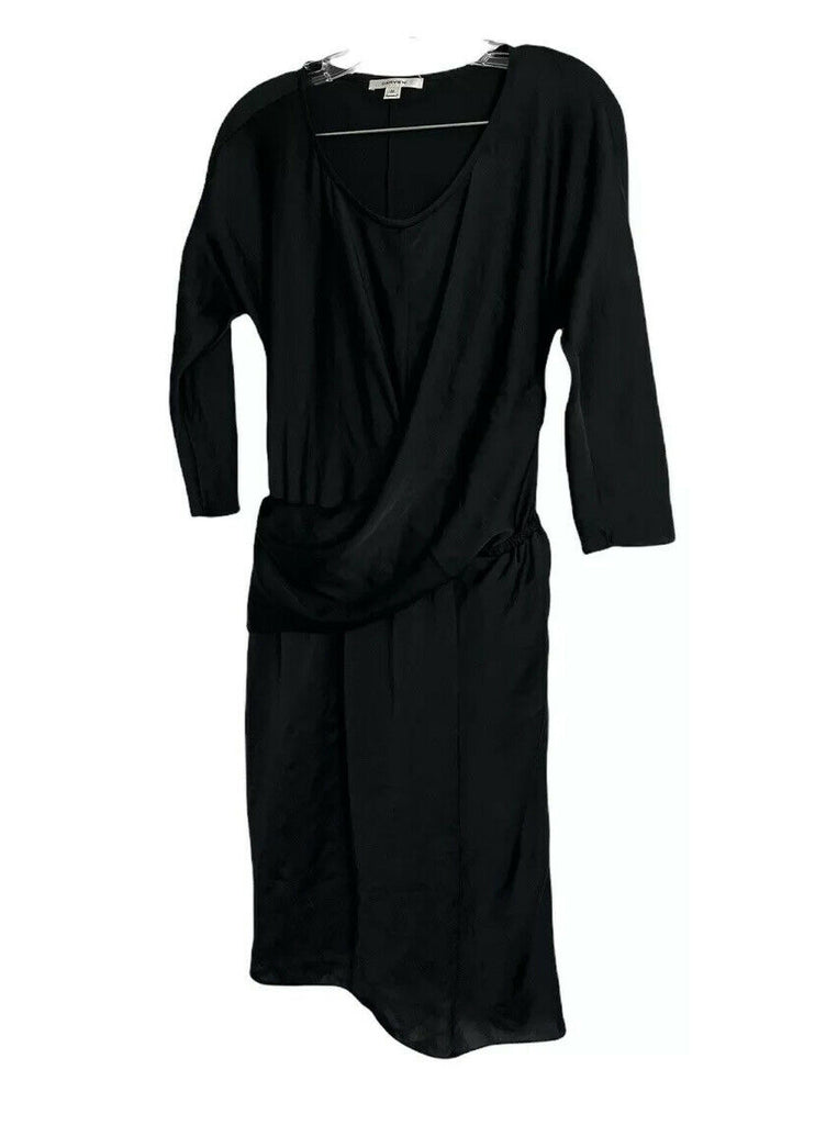 Carven Paris. Black Dress Totokaelo Knee Length