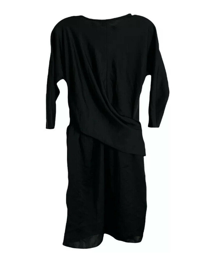 Carven Paris. Black Dress Totokaelo Knee Length