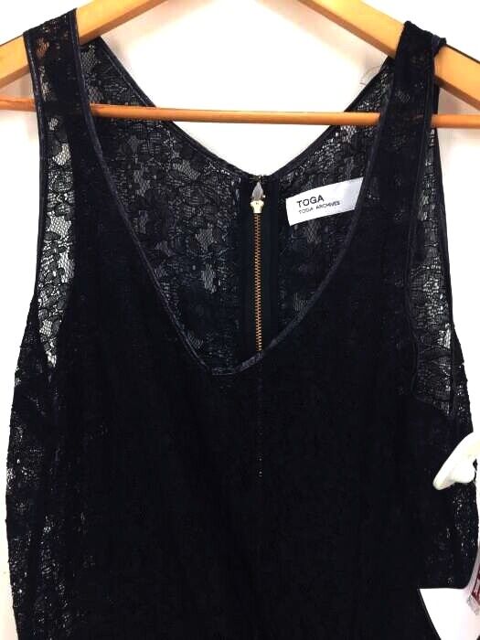 Toga Pulla Archives Japan. Mick sports lace dress