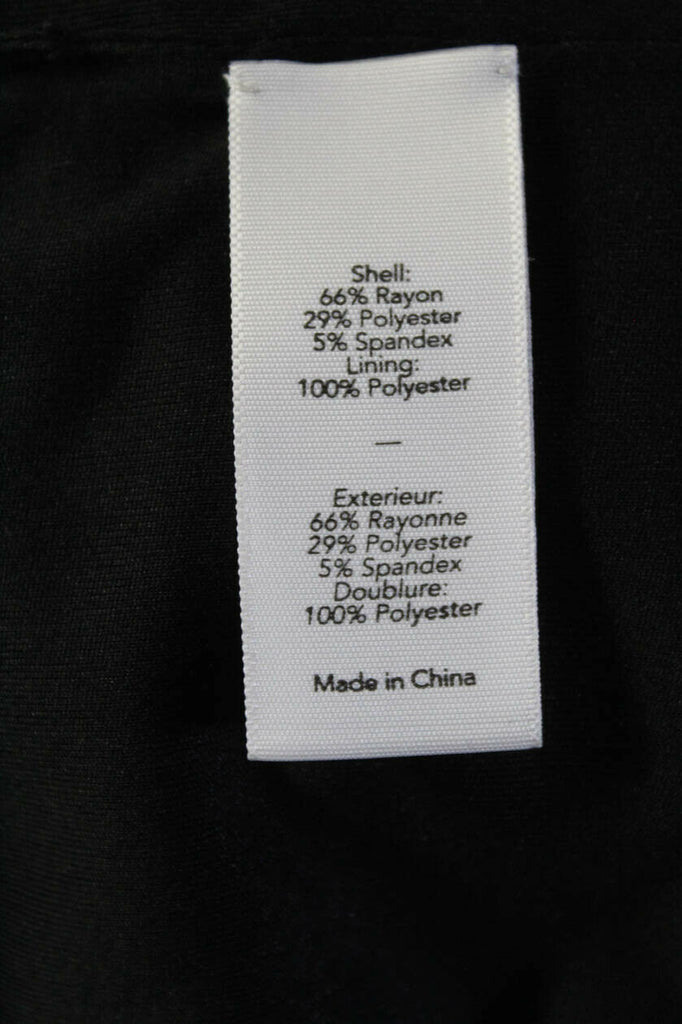 Elizabeth and James Black Sleeveless Asymmetrical Hem Dress