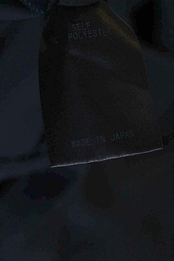 Adeam (ADM) Japan. Navy Blue Lace Up Front Handkerchief Dress