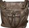 CHLOE PARIS. Authentic Vintage Brown Pebbled Leather Shoulderbag