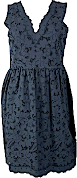 Dolce & Gabbana Italy. D&G Dark Blue PolyTech Fabric Mini Dress