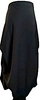 Marithe + Francois Girbaud Black Flowy Midi Skirt