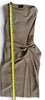 Lanvin Paris. Hiver 2010 Collection. Tan Structural Side Drape Dress